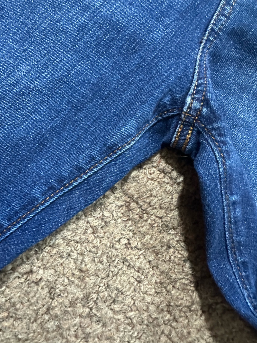 Loft The Slim Flare Denim Blue Jeans Womens High Rise Raw Hem Size 27/4 Petite - Picture 3 of 12